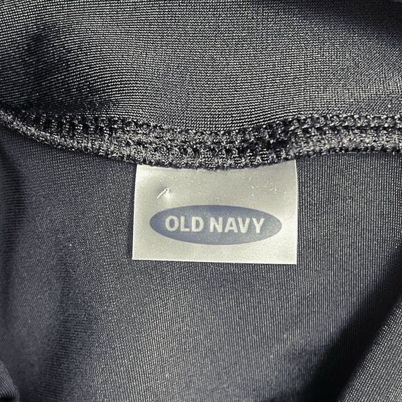 NWT Old Navy Mock Neck Rashguard Size Small Long Sleeve Swim Top Black UPF 50 - Picture 6 of 8